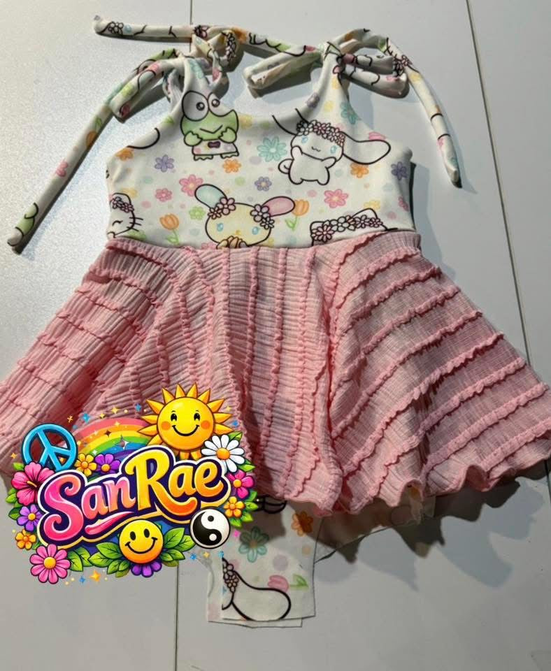3T skirted romper (mention in note if you want snaps added)
