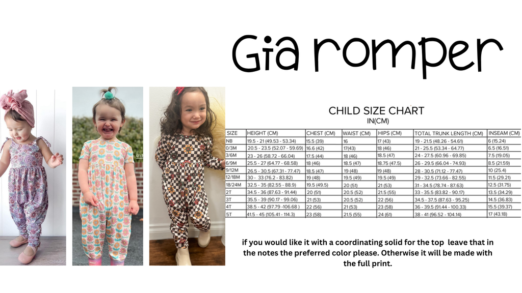 Gia Romper