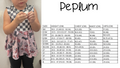 Peplum top