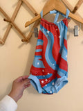 2T halter romper
