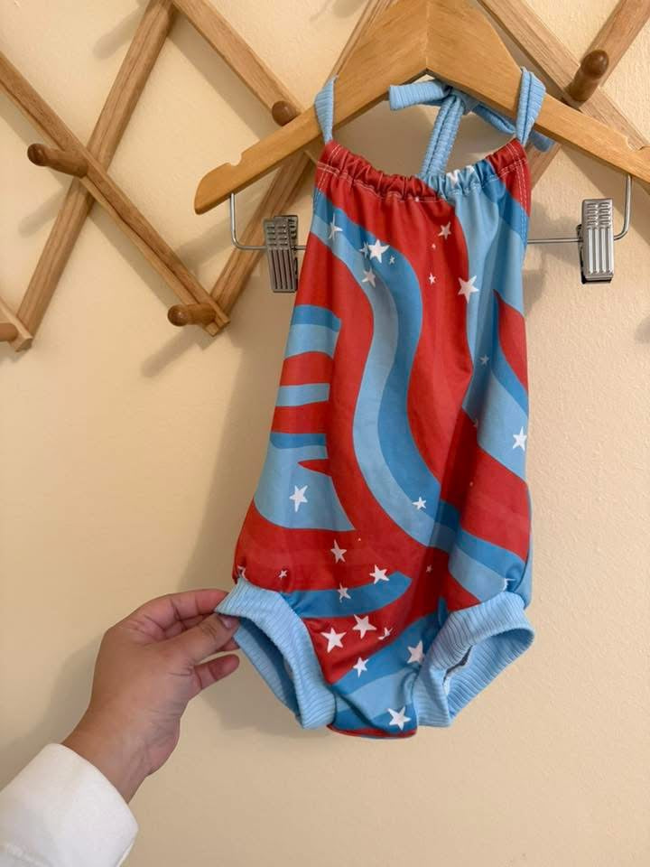 2T halter romper