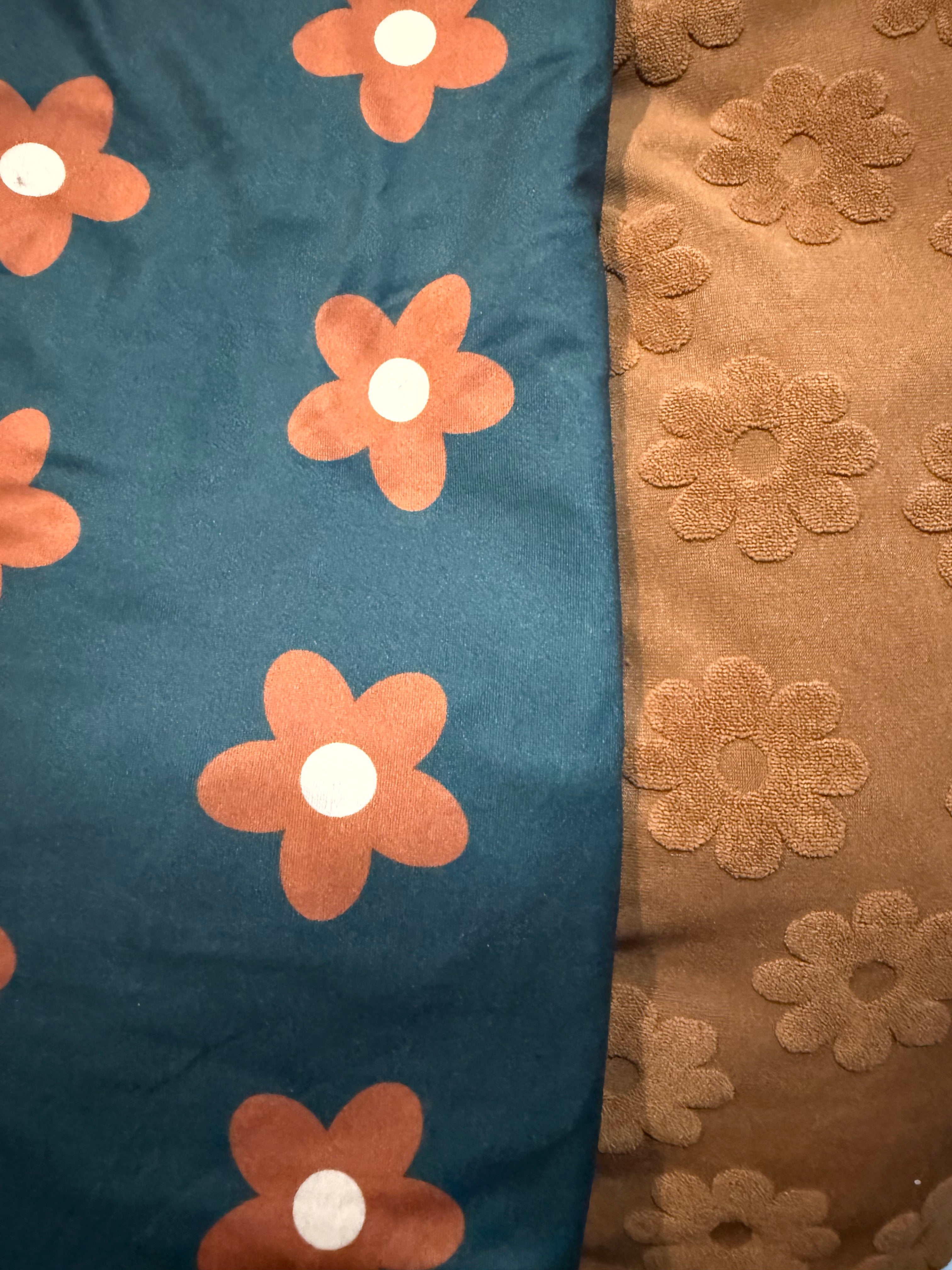 Boho florals - combo (color blocked with these two prints)