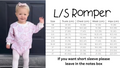 L/S ROMPER (MADE WITH SNAPS)