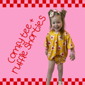 Comfy tee + ruffle leg shorties