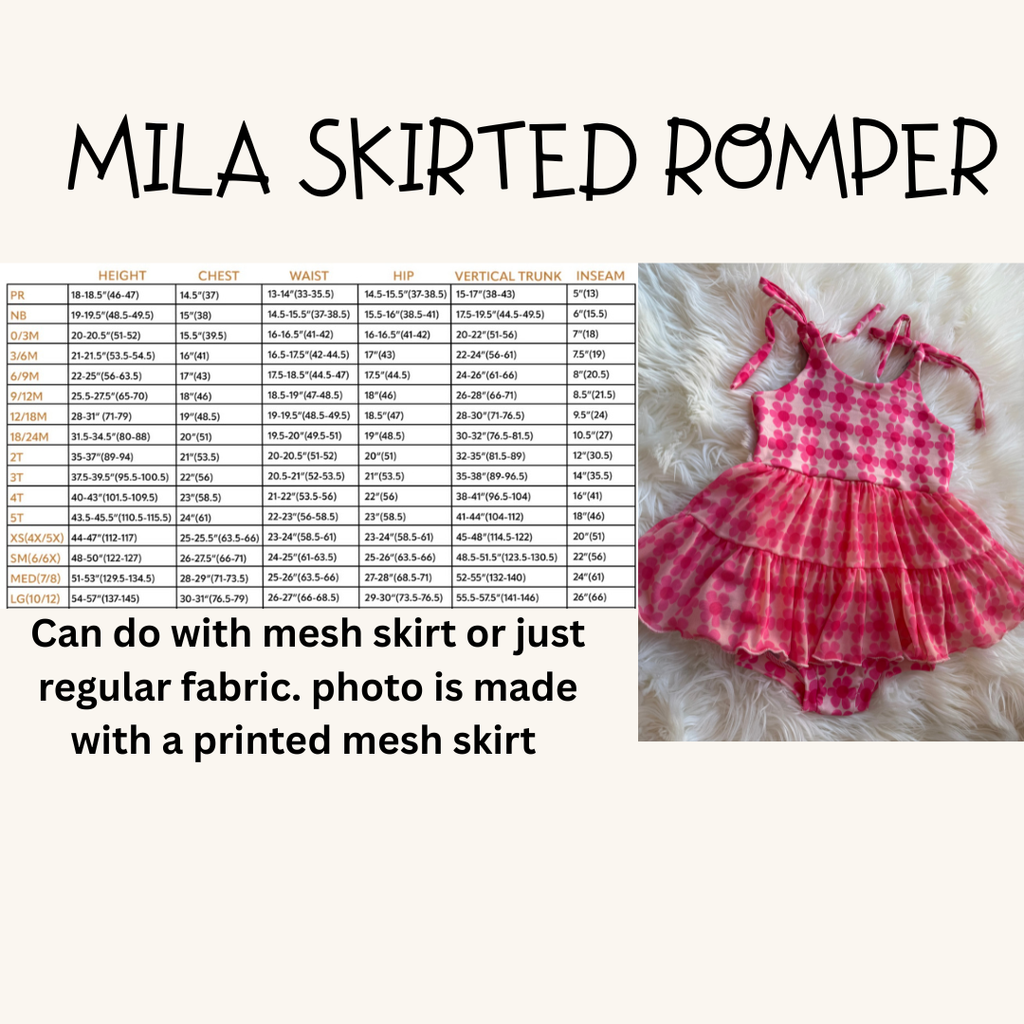 MILA TIERED SKIRTED ROMPER