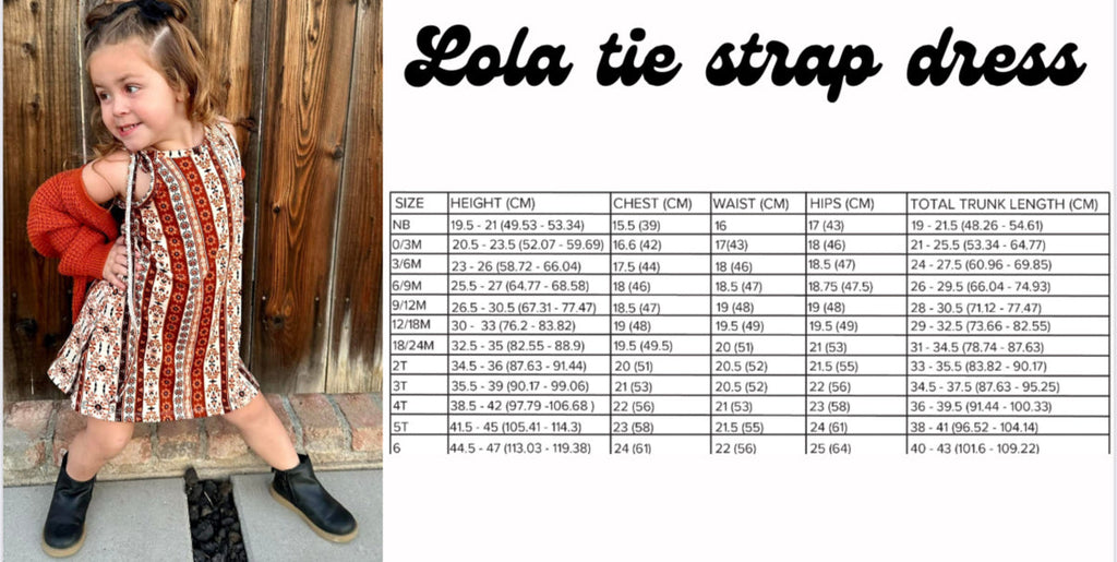 Lola tie strap