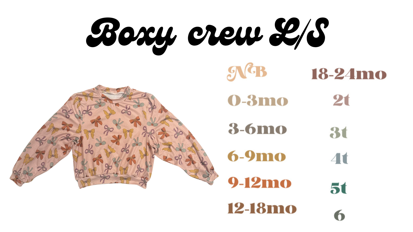 Boxy crew L/S